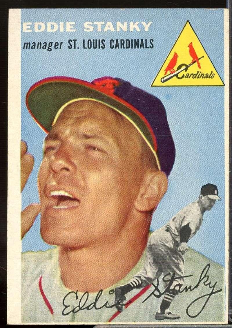 Eddie Stanky MG Card 1954 Topps #38 - Slabbed Baseball Cards