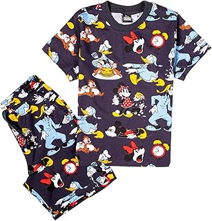 طقم بيجامة بطباعة ميكي وفريندز للأولاد من ديزني
