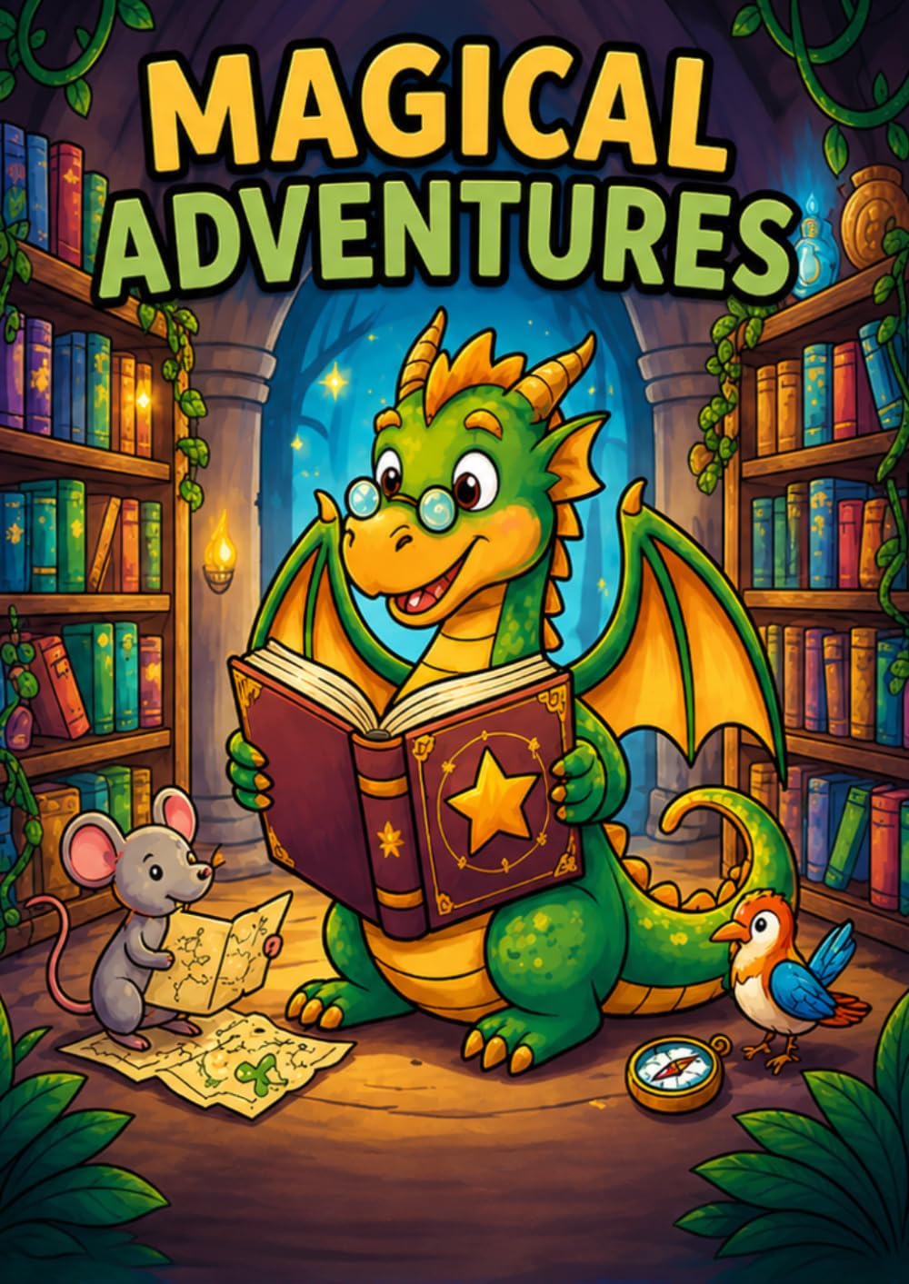 MAGICAL ADVENTURES: Magic with 25 Coloring Pages for kids and Toddlers Ages 2-6