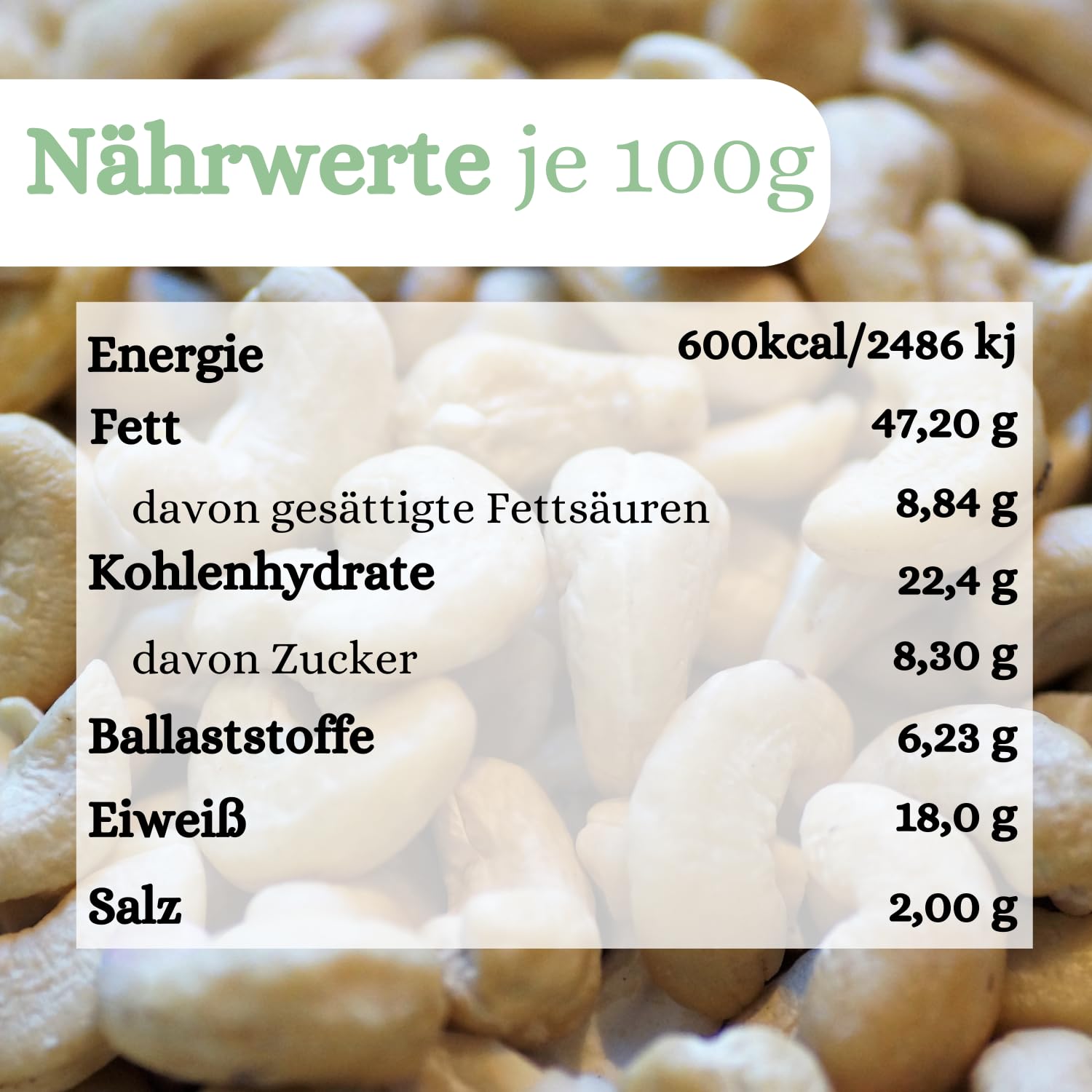 1001 Frucht Cashewkerne geröstet mit original indischem Curry veredelt 1000 g I Limited Edition der würzigen Cashew Kerne I Cashewnüsse ohne Konservierungsstoffe, ohne Aromazusätze I Vegan I 1 kg