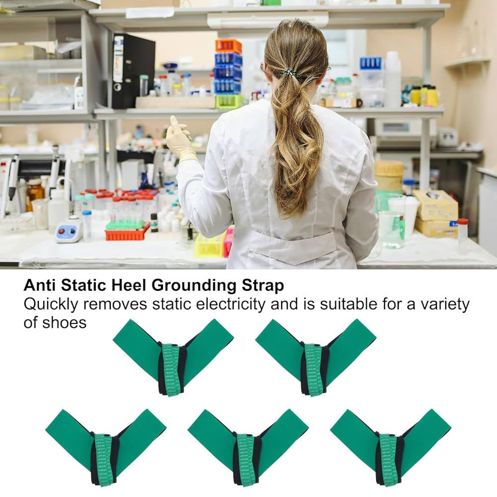 Amazon.co.jp: uxcell ESD 静電気防止フットヒールストラップ