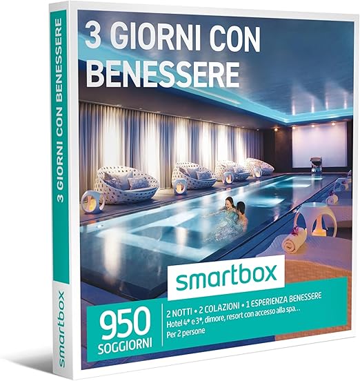 Smartbox Cofanetto 3 giorni con benessere