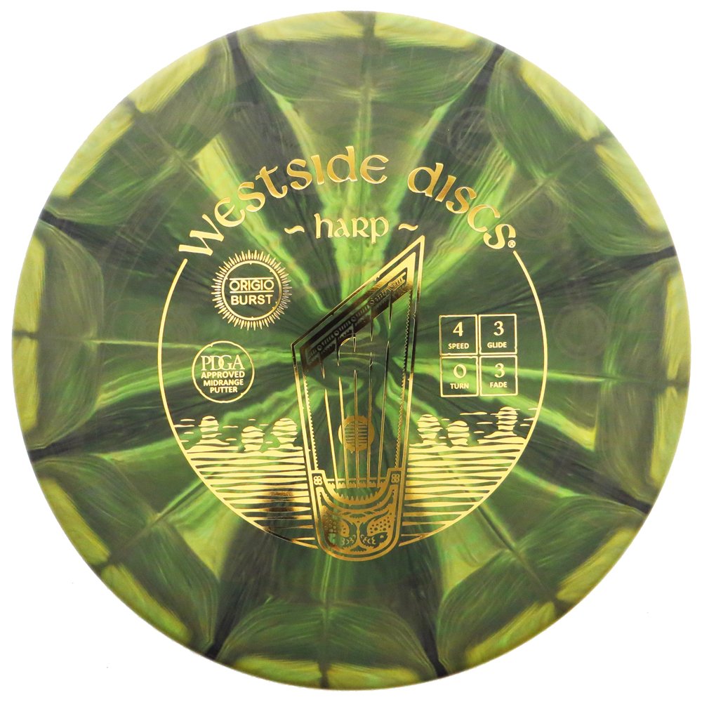(173-176g) - Westside Discs Origio Burst Harp Putter Golf Disc [Colours May Vary]