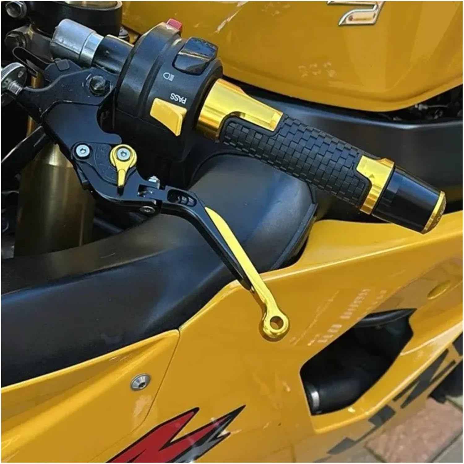 7/8'' Anti-Slip Grip Hand Motorcycle Handlebar Handle Bar Grips End Plugs For HONDA Rebel300 CMX500 CMX300 Rebel CMX 500 300(A-BLACK)