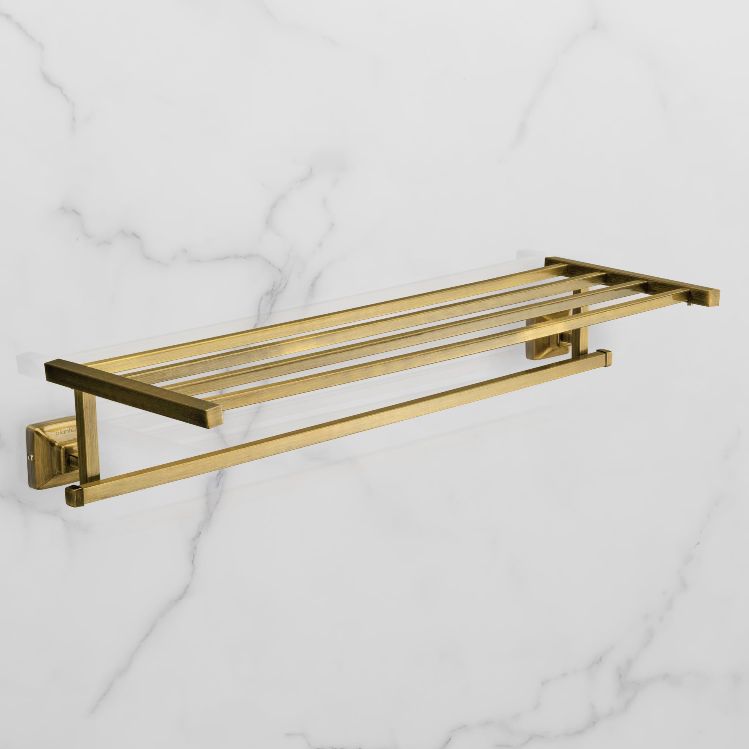 Plantex 304 Grade Stainless Steel 24 inch Towel Rod/Rack for Bathroom/Towel Bar/Stand/Bathroom Accessories - Squaro (Antique) (B0B9RQH14X) Amazon Price History, Amazon Price Tracker