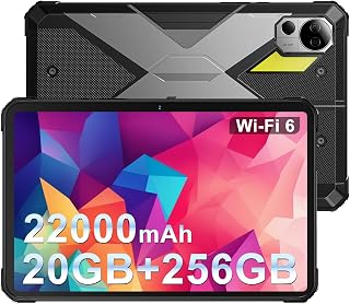 FOSSiBOT DT2 Outdoor Tablet Android 13, 12 GB RAM + 256 GB ROM (2 TB espandibile),...