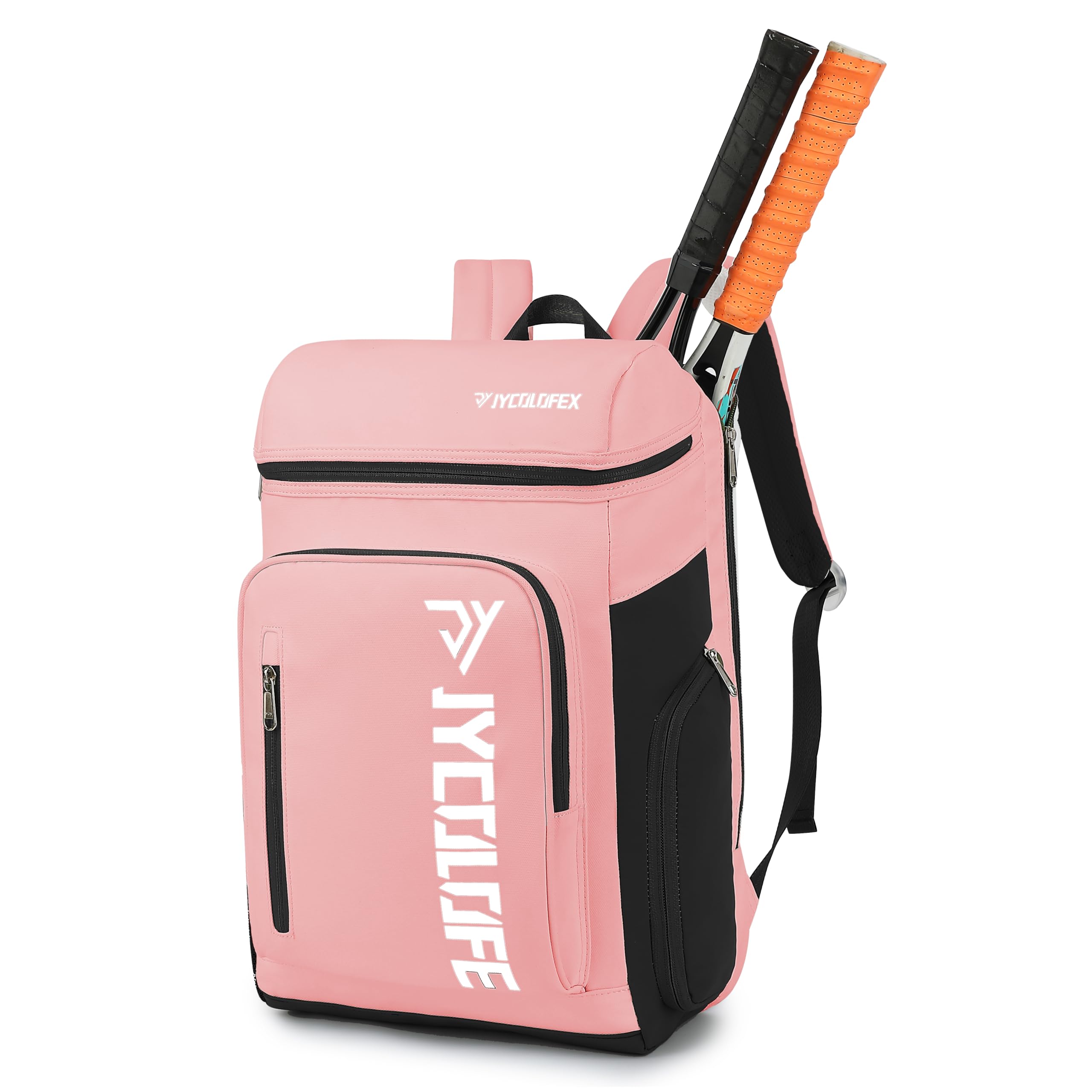 JYColofex gym duffel bag backpack wrestling bag with shoe compartment 4 kinds of back method waterproof sports walking laptop, D-pink, One Size, Color Sports Tennis Badminton Backpack — image 1