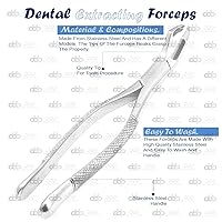 Vista 6 de 1 pinza de extracción dental de grado operatorio prémium #53L para instrumentos superiores MOLARS lado izquierdo (calidad DDP)