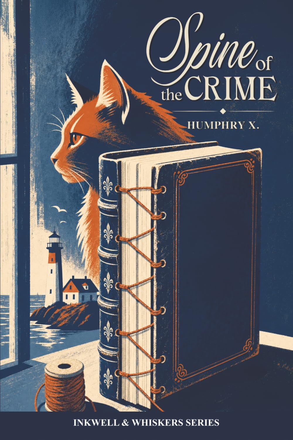 Spine of the Crime: An Inkwell & Whiskers Cozy Mystery (Book 6)