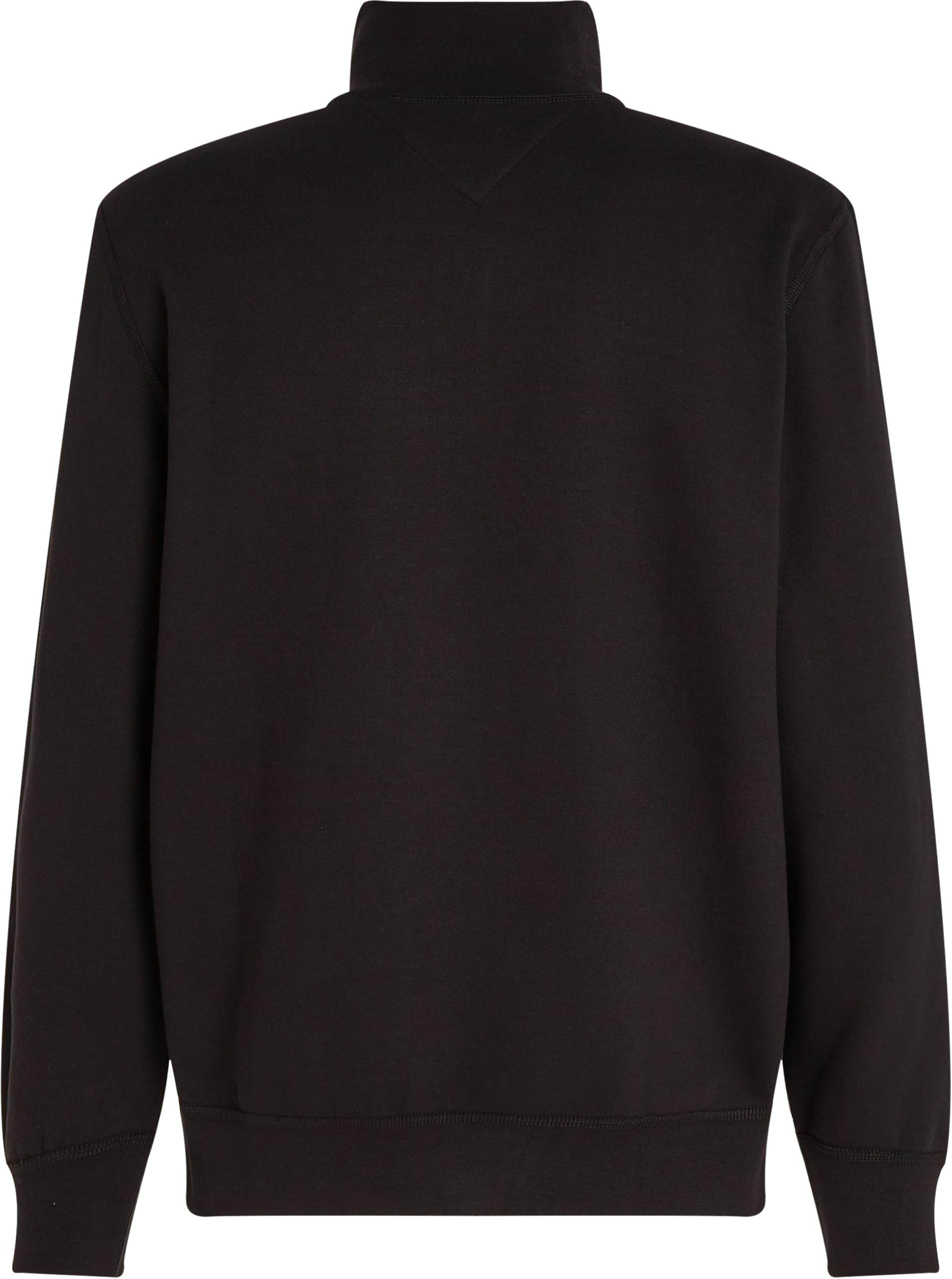 Tommy Hilfiger Uomo Felpa con Cerniera Essential Fleece 1/4 Zip Colletto Troyer