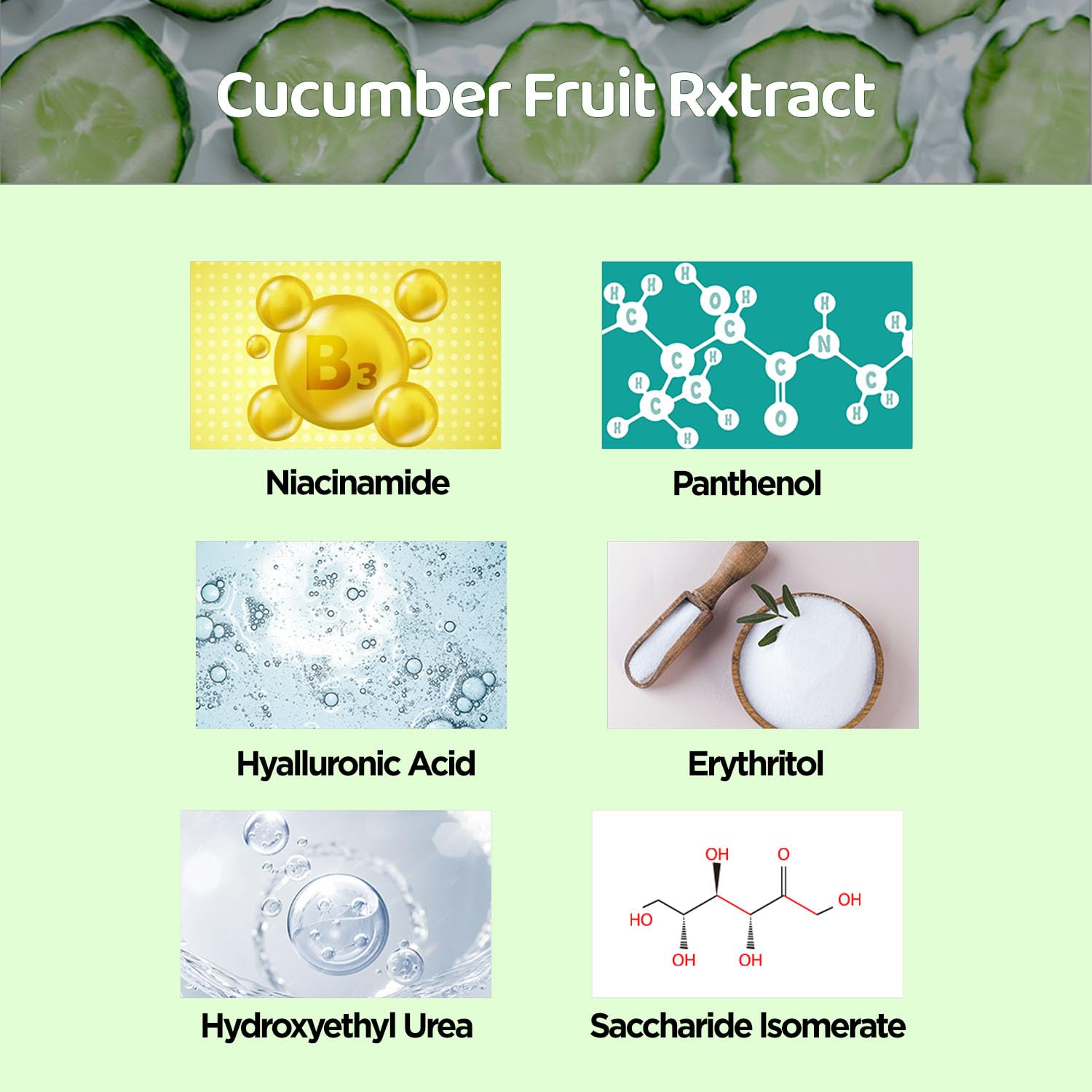 by.H Pure Cucumber Gel Organic Pouch (30 PC) - Skin Care Cucumber Cooling Gel with Extracts for Sunburn and Soothing Relief | Food Grade Non-Sticky Formula for Sensitive Skin - Image 3