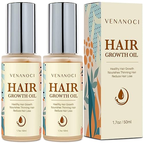 Miniatura 10 de Aceite para el crecimiento del cabello con romero y biotina: suero natural para el crecimiento del cabello para mujeres y hombres - Tratamiento anti