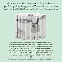 Vista 3 de Juniper Books - Serie Harry Potter - Castillo y búho - Fundas de libro para libros de Harry Potter de tapa dura, no incluidos