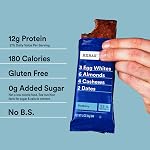RXBAR Barre de protéines alimentaires entières, bleuets, 1.83 Ounce (paquet 12), 1 Nombre
