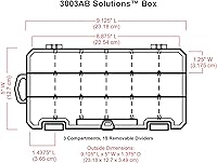 Vista 3 de ArtBin 318 Caja con compartimentos, translúcida