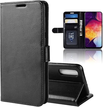 LAGUI Funda, para Samsung Galaxy A50, Carcasa Madura y Estable Tipo Libro con Ranuras para Tarjetas de Soporte Horizontal y Solapa con Cierre magn?tico, Negro LAGUI Funda, para Samsung Galaxy A50, Carcasa Madura y Estable Tipo Libro con Ranuras para Tarjetas de Soporte Horizontal y Solapa con Cierre magn?tico, Negro