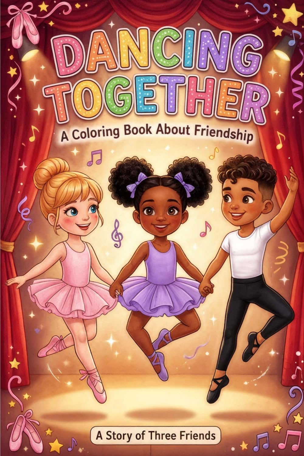 Dancing Together: A Coloring Book About Friendship