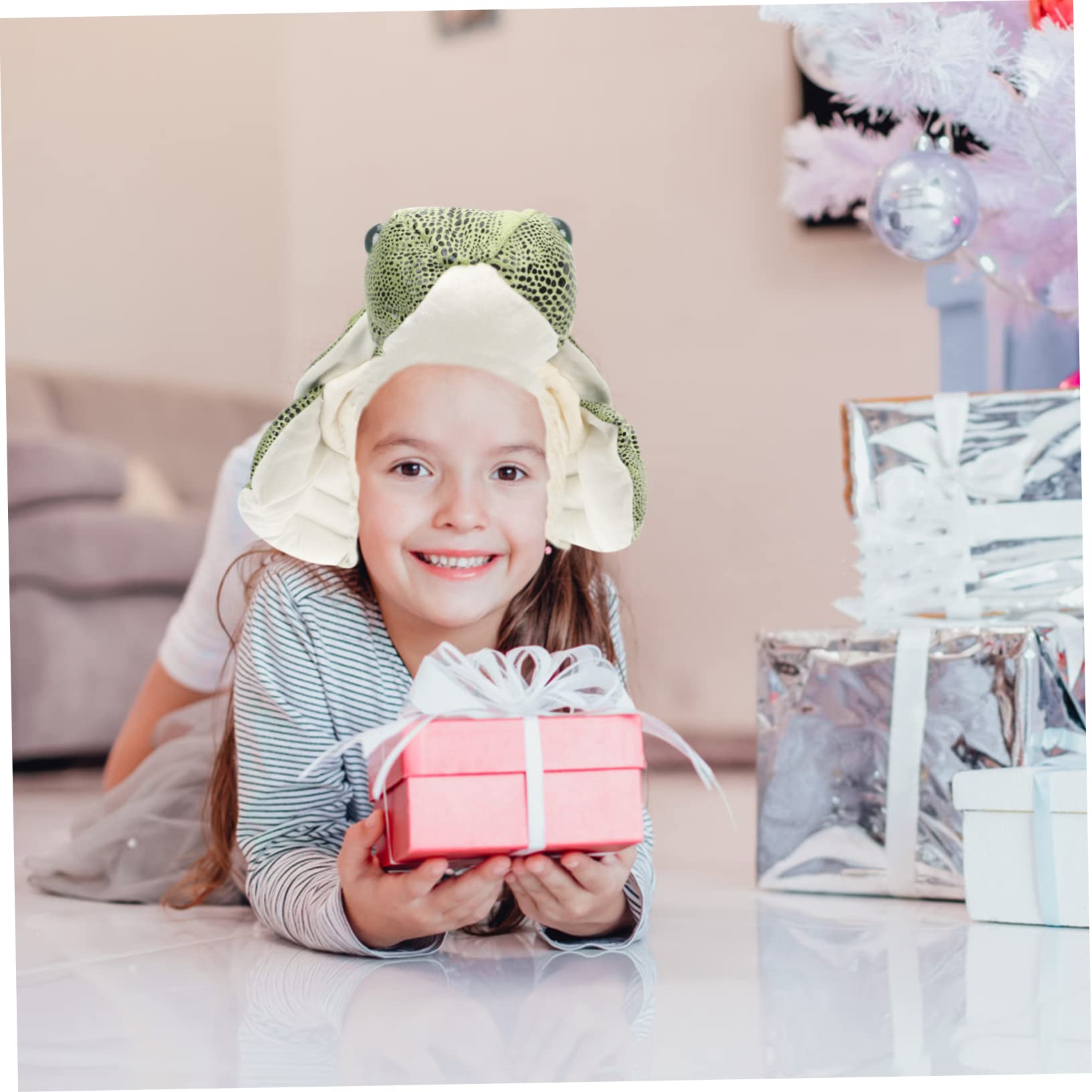 UPKOCH 2pezzi Cappello Di Peluche Forma Di Per Ragazzo Ragazza Accessorio Per Feste e Compleanni Cappello Giocoso Per Eventi Festivi e Cosplay Facile Da Indossare e Comodo Da Riporre