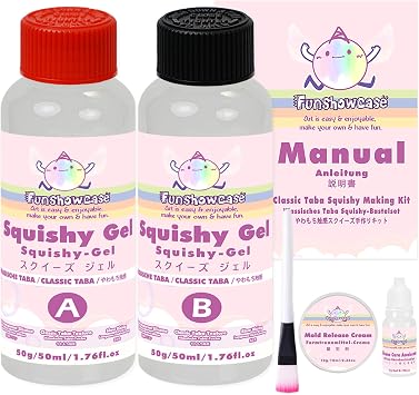 Taba Squishy Kits Flex Rubber for Squishy Making Liquid Silicone 3.5oz Pack Classic Tabba
