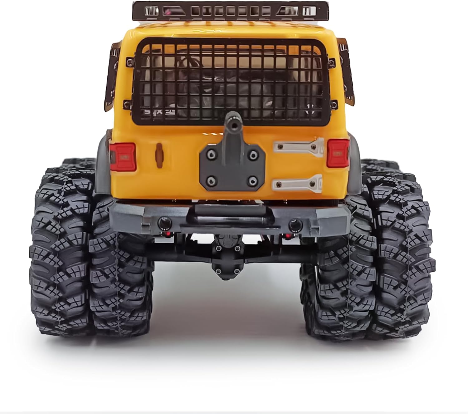 RCHUBAM 4Pcs 1.0" Front & Rear Crawler Tires and Wheels Set 1.0inch Crawler Wheels Tires for 1/24 Axial SCX24 Deadbolt Bronco C10 RC Crawler Car