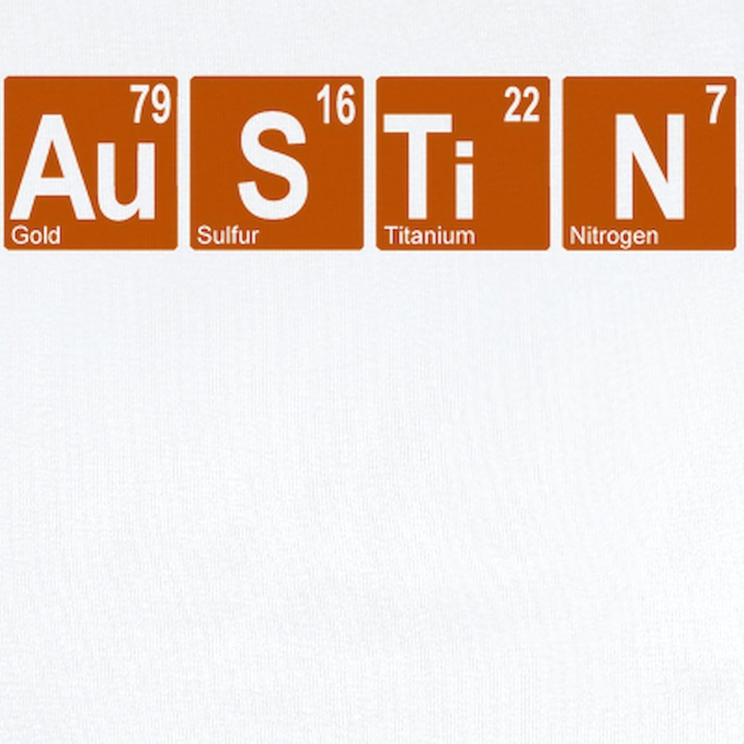 CafePress Periodic Austin Texas Body Suit Cute Infant Bodysuit Baby Romper
