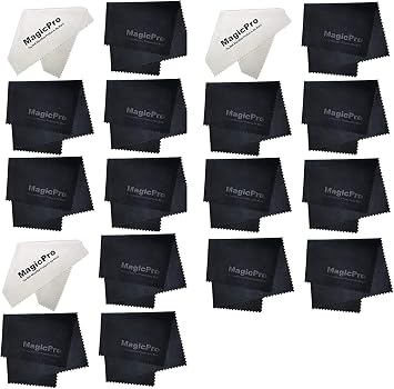 Lampat Microfiber Cloth, Microfiber Cleaning Cloths - for All LCD Screens, Eyeglasses, Sunglasses, Tablets, Lenses, and Other Delicate Surfaces 6x7, 108 Pack