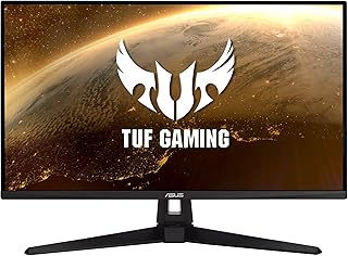 ASUS TUF Gaming VG289Q1A 28” Monitor, 4K UHD (3840 x 2160), IPS, Adaptive-Sync/ FreeSync, Eye Care, DisplayPort HDMI, DCI-P3 HDR 10, Shadow Boost, Black