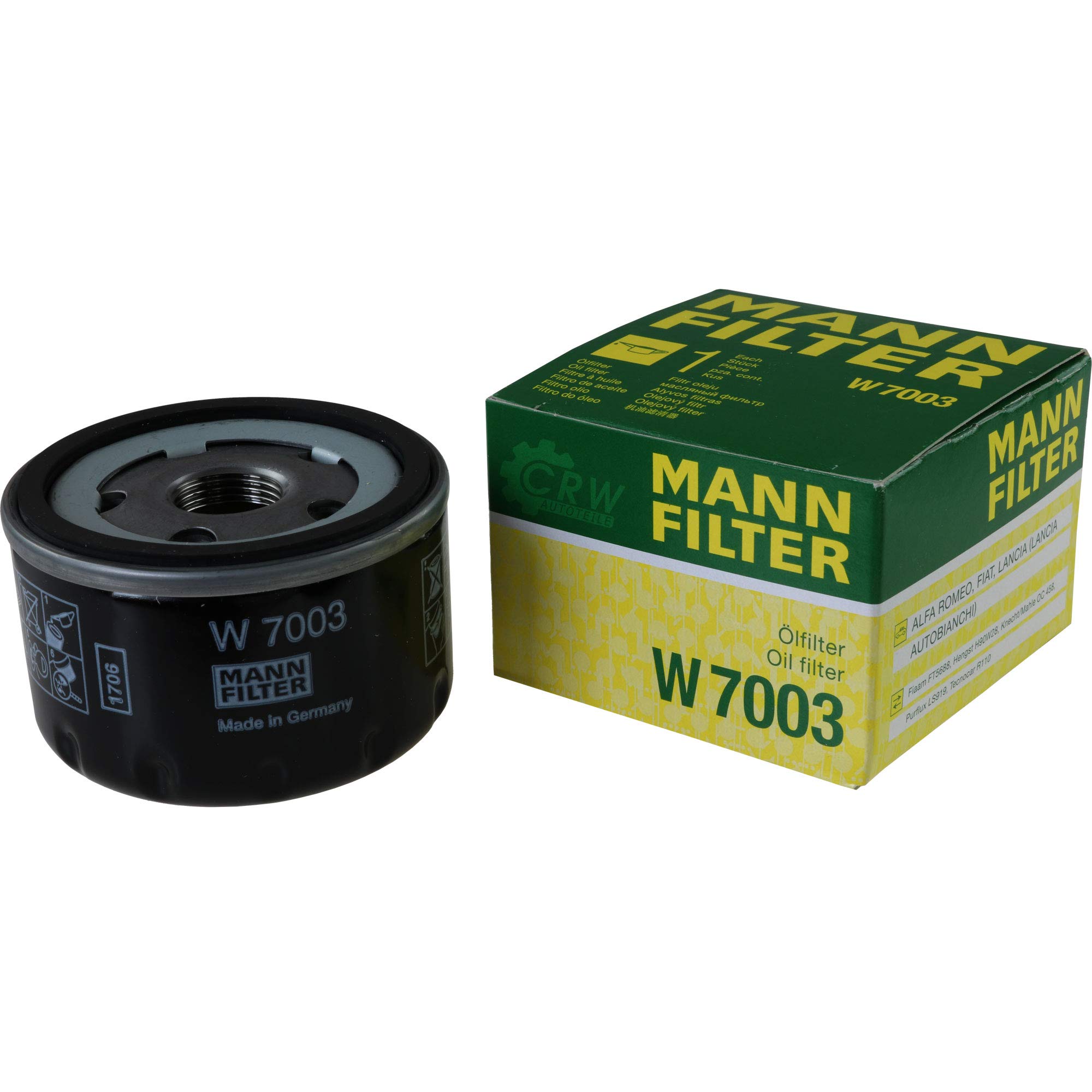 Mannol Elite 5W-40 API SN/CF MANN-FILTER - Filtro de aceite para motor