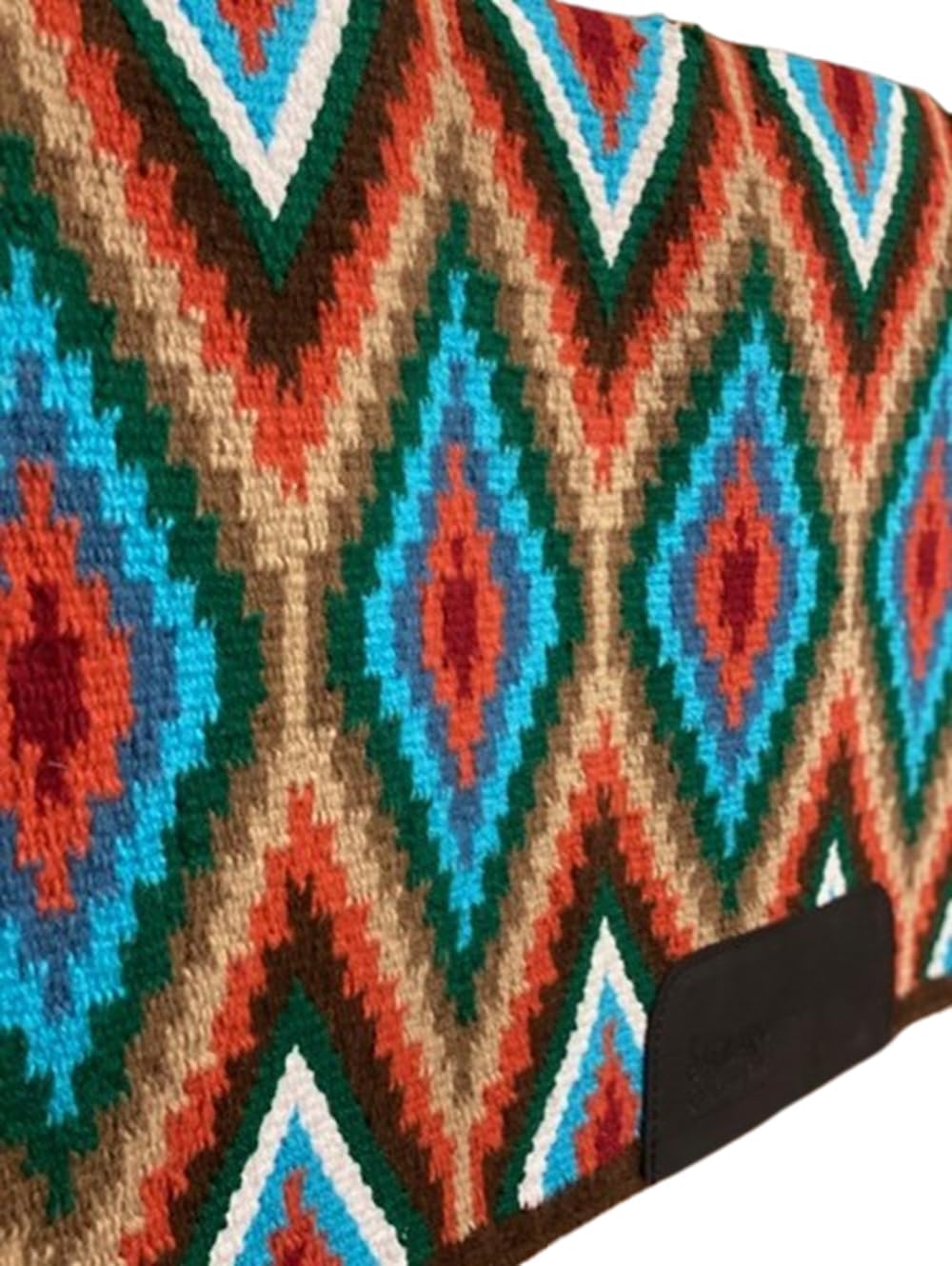 Handmade Western Ranch Saddle Blanket | Genuine New Zealand Wool Pad | Custom Equestrian Gear AM-314