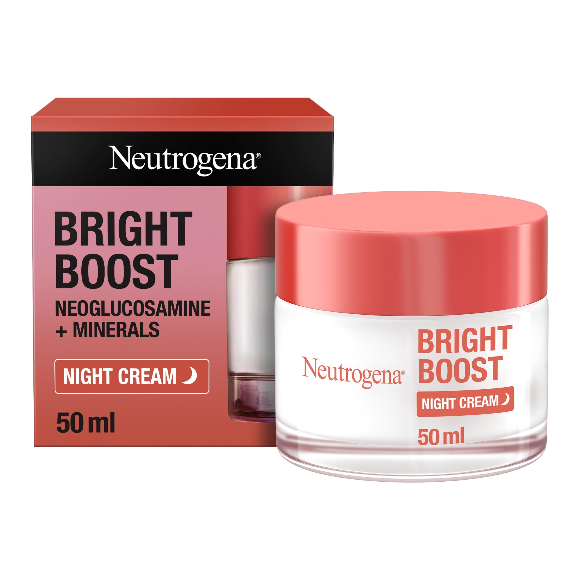 Neutrogena Bright Boost Night Gel Cream 50ml with Neoglucosamine