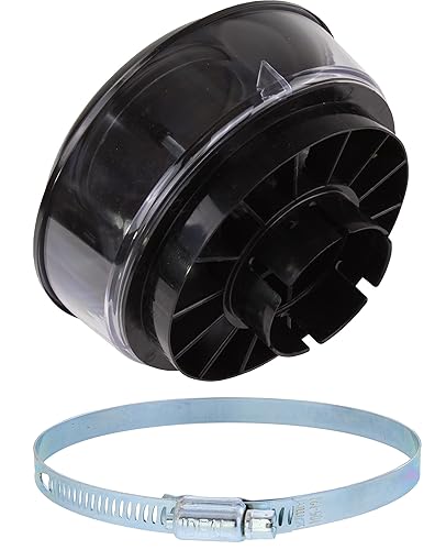 Cuenco de prelimpiador 1217746 compatible con Caterpillar RT100 RT80 TH103 TH62 TH63 TH82 TH83