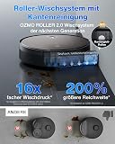 ECOVACS DEEBOT X11 Pro Omni Robot Aspirateur avec Accessoires Kit Blast Puissance 19500Pa, OZMO Roller 2.0, PowerBoost Ultra-Rapide,Ascension Max de 4 cm, ZeroTangle 3.0, TruEdge 3.0, Station Omni - 4