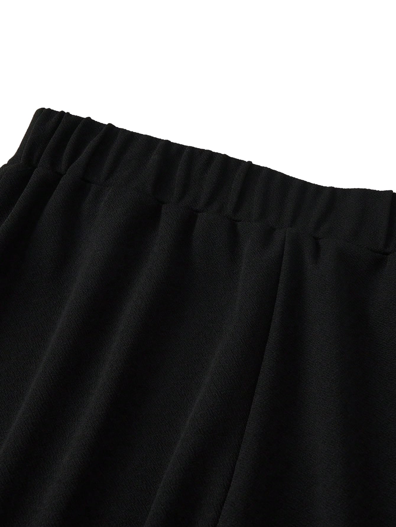 SweatyRocks Pantaloni da donna eleganti pantaloni a gamba larga pantaloni da donna con elastico in vita, pantaloni pieghevoli, alla moda autunnale, per il tempo libero