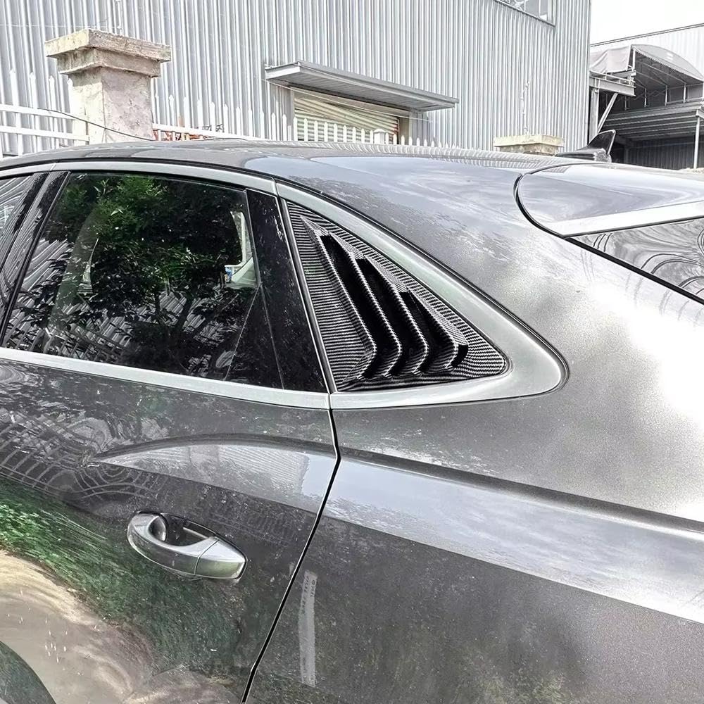 Rivestimenti Esterni Feritoia Finestrino Per Q3 Sportback 2019‑2024 | Aspetto Dinamico, Impermeabile, Migliora La Privacy(Carbon Fiber)