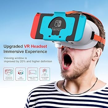 Amazon | YOLOLIDA VRゴーグル ヘッドセット 任天堂スイッチ 3D VR