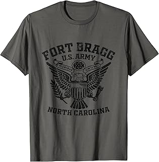 Fort Bragg US Military Base North Carolina NC Ft Bragg Gifts T-Shirt