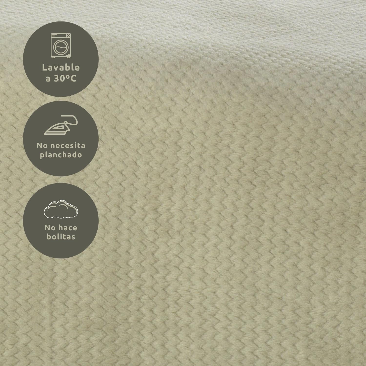 Donegal Collections Funda Nórdica Coralina Cama 150 Beige - Funda Nordica Cama 150 Coralina - Incluye 1 Funda de Almohada - Funda Nordica Tacto Extra Suave Ideal Invierno y Otoño 200 gr² Antiácaros