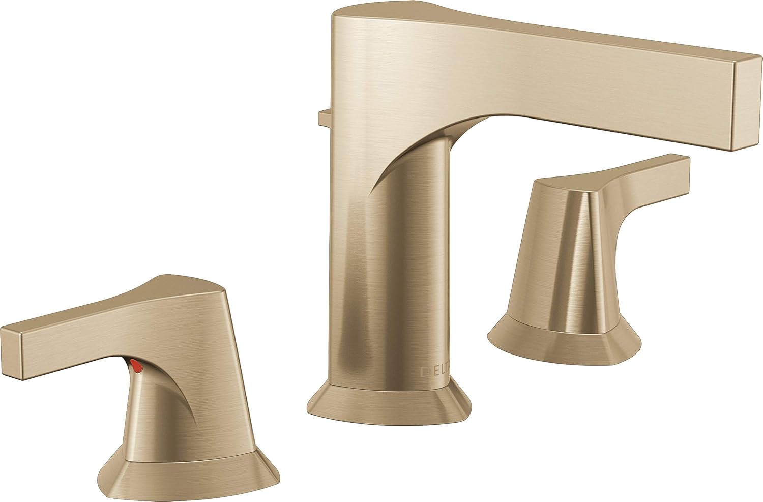 DELTA FAUCET 3574-CZMPU-DST Two Handle Bathroom Faucet Widespread Champagne Bronze