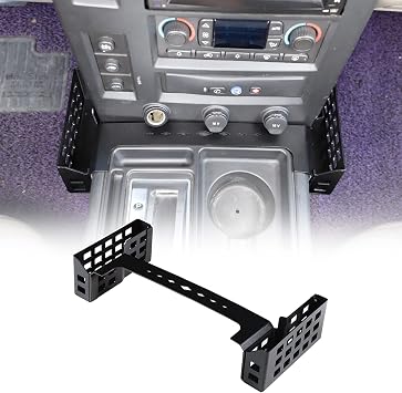 Gear Shift Organizer Tray for Hummer H2 2003-2009, Shifter Storage Box, Center Control Hanging Storage Box, Center Console Organizer Storage Accessories, Aluminium Alloy Extra Storage Space Type A