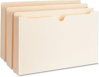 Vista 1 de Business Source, BSN65803, 2" expansibles de 2 capas bolsillos para archivo, 50 / caja, Manila