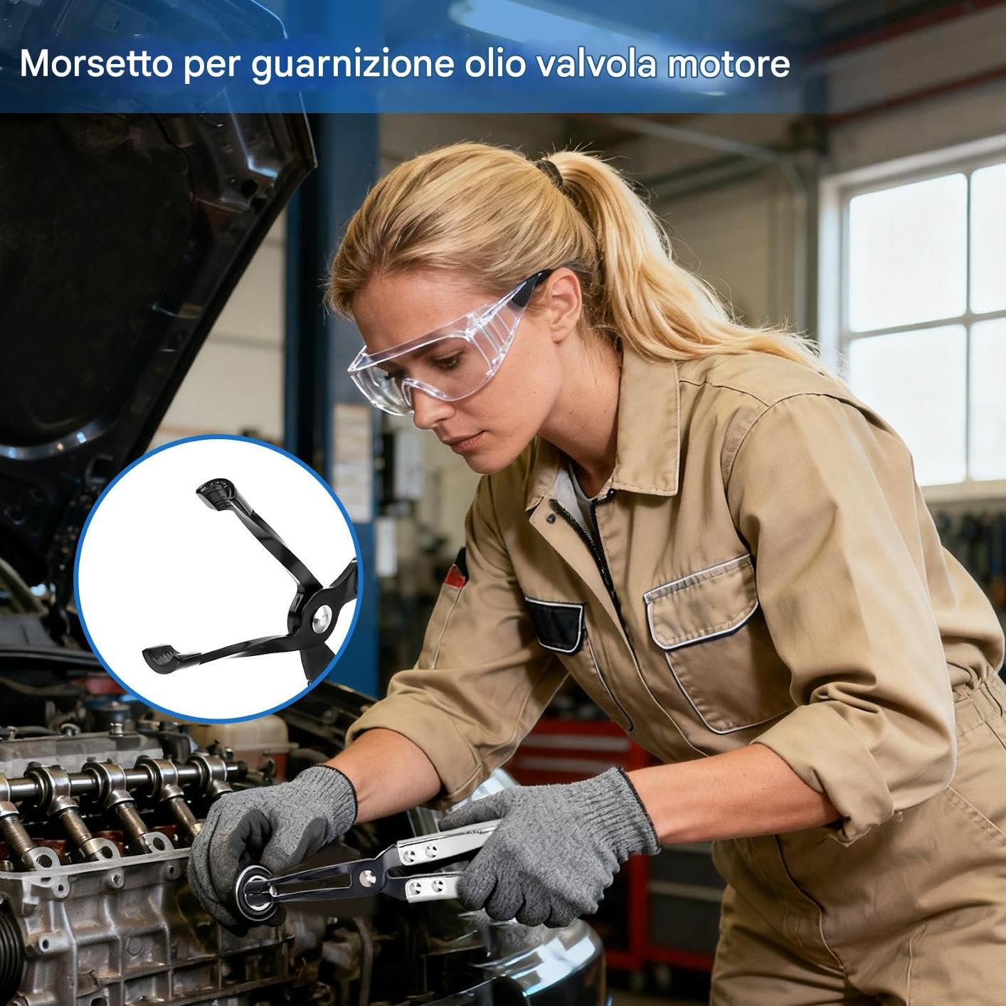 Strumento Per La Rimozione Della Guarnizione - Morsetto Per Pinza Per Paraolio Della Valvola Del Motore, Strumento Di Estrazione Di Precisione | Accessorio Di Riparazione Per Officina All'aperto Per C
