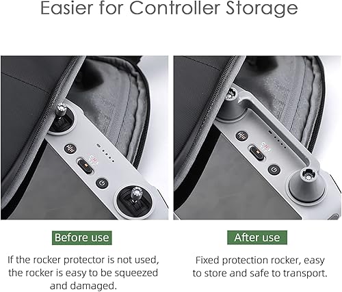 Miniatura 6 de XINANEE DJI RCRC 2 Controlador Joystick Protector Thumb Rocker Cover para DJI Air 3 2 2S  Mini 2 Mini 2 SE Mini 3 Mini 3 Pro  Mavic 2 3 (cubierta de