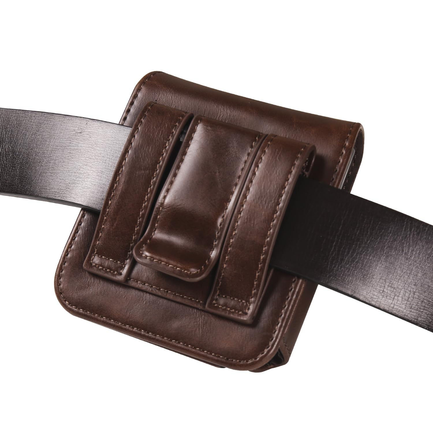 Sacoche Pour Telephone Portable Sac De Ceinture Cuir Pour Téléphone Portable, Housse De Ceinture Smartphone Homme, Verticale Étuis De Ceinture Téléphone Sac Randonnée Homme Femme Pochette Ceinture