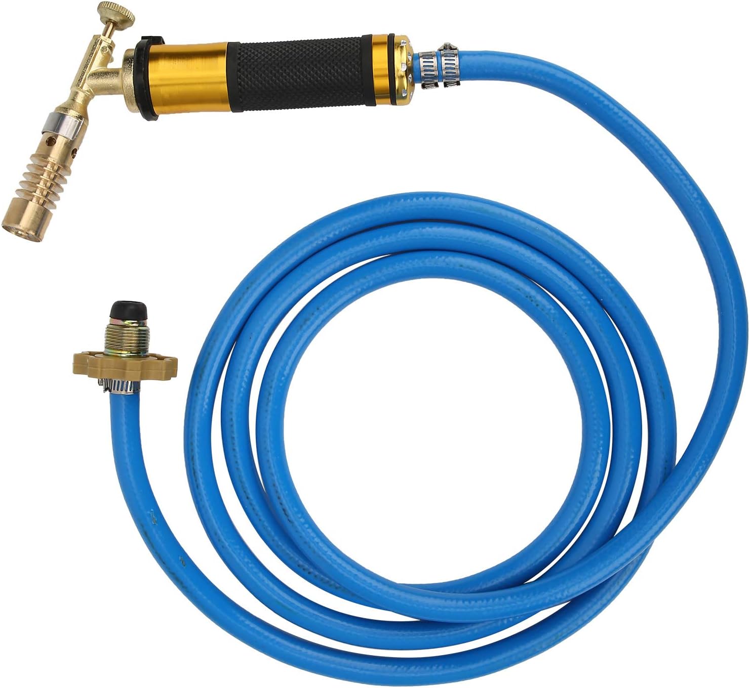 Torch with Hose, Useful Gas Plumbing Torch Soldering Torch Adjustable with Hose for Soldering for Impurity Removal