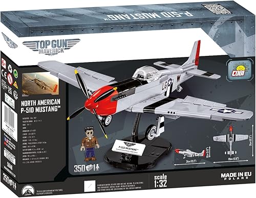 Miniatura 2 de COBI TOP Gun: Maverick Mustang P-51D Plane