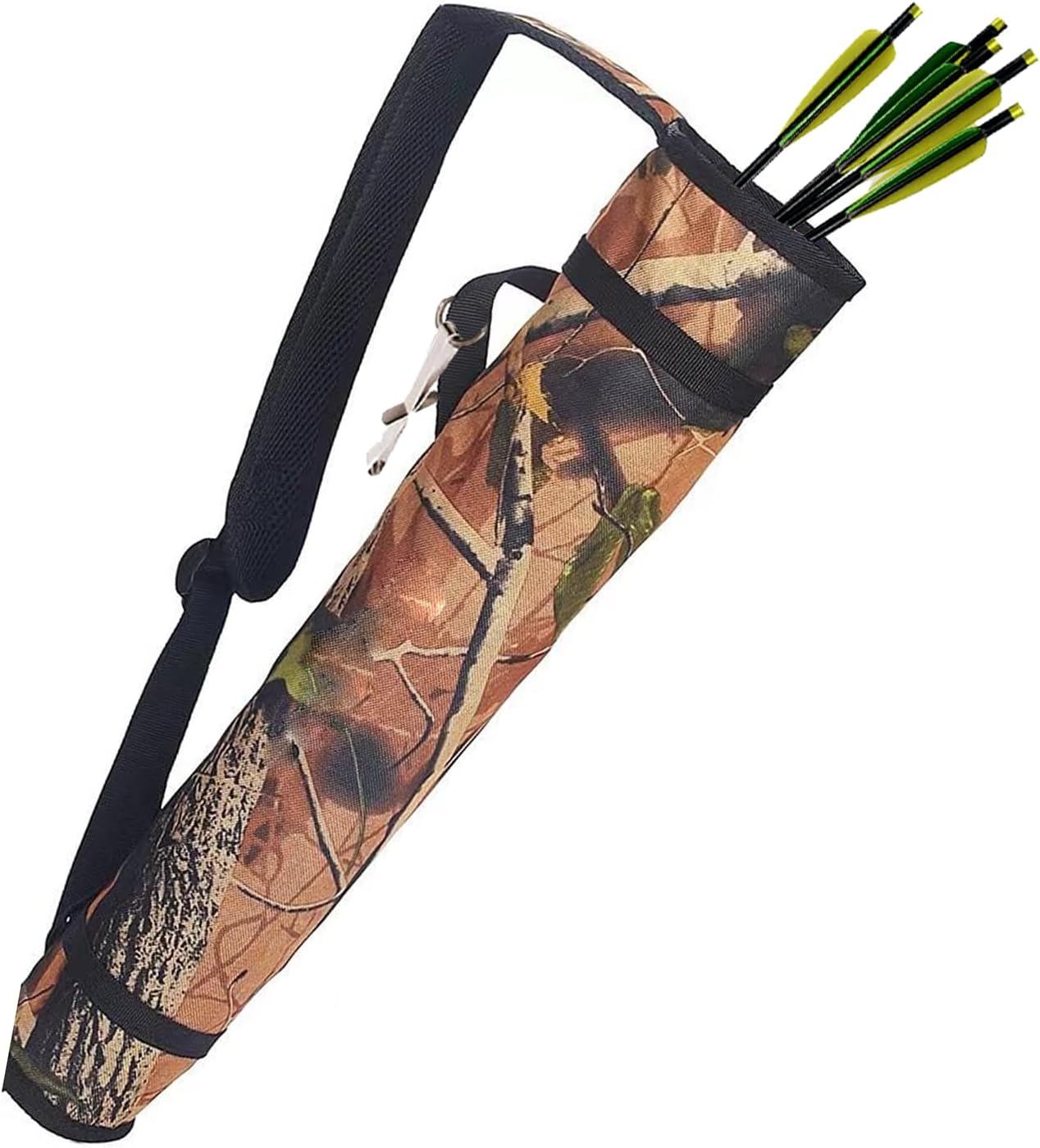 Archery Quiver Back and Hip Quivers Adjustable Arrow Backpack Bag Holder Side Hip Arrows Bag for Compound Recurve Bow Practice Target Hunting