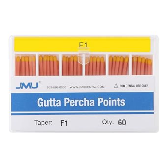 JMU Dental Gutta Percha Points #F1 Assorted 60 Pcs/Pack