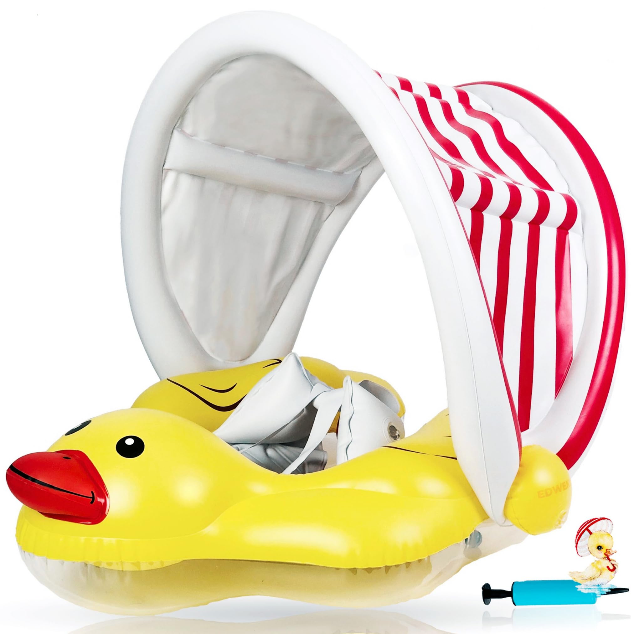 EDWEKIN Baby Swimming Float, Baby Swimming Ring