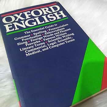 Oxford English: A guide to the language: Dear, ICB (compiled