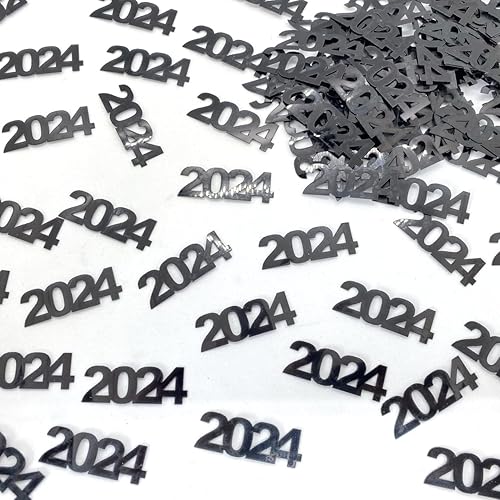 Miniatura 9 de Confeti Año 2024 Blanco - Paquete al por menor #7638 QS0